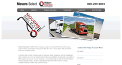 Desktop Screenshot of moversselect.com